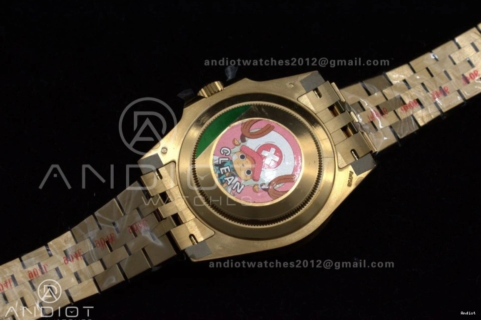 Clean on Dial Edition DD3285 Best II Master GRNR Jubilee Black GMT YG 1:1 Bracelet CHS 126718 1127